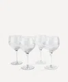Soho Home Huxley Cut Crystal Gin Glass Set Of Four