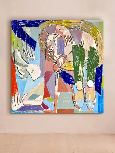 Soho Home 'jumping Through A Wreath' By Barbara Kuebel In Multi