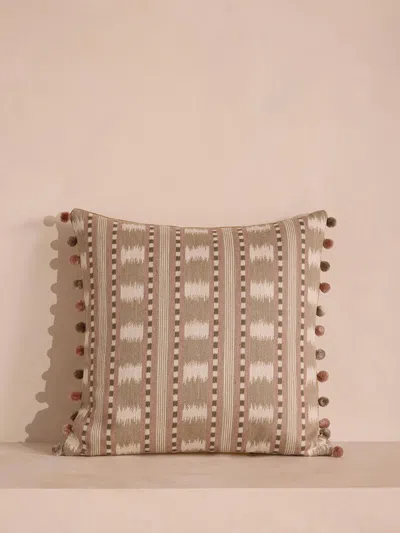 Soho Home Lando Square Cushion In Neutral