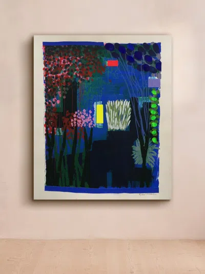Soho Home 'lemon Light Garden' By Bruce Mc Lean In Blue
