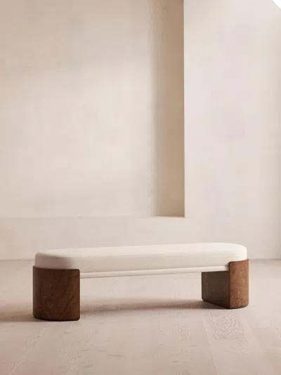 Soho Home Lukas Bench In White