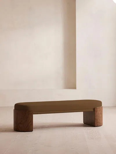 Soho Home Lukas Bench In Brown