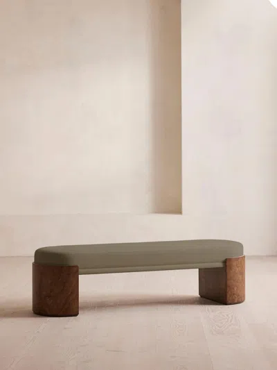 Soho Home Lukas Bench In Brown