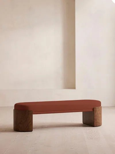 Soho Home Lukas Bench In Brown
