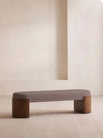 Soho Home Lukas Bench In Brown