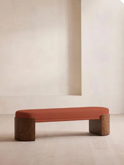 Soho Home Lukas Bench In Brown