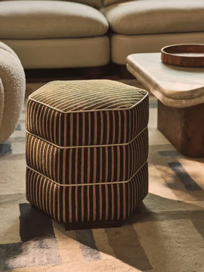 Soho Home Lyla Footstool In Brown