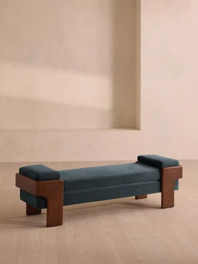 Soho Home Marcia Bench In Blue