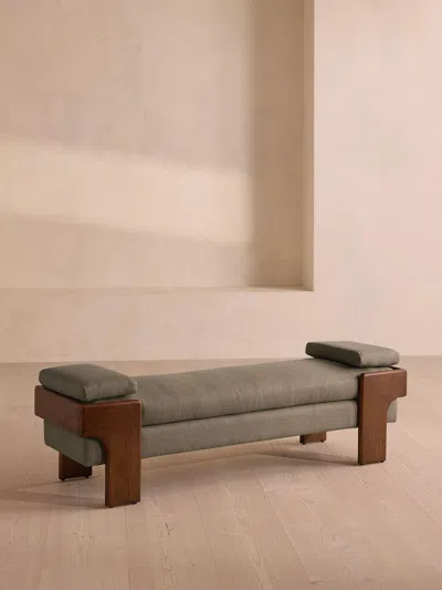 Soho Home Marcia Bench In Gray