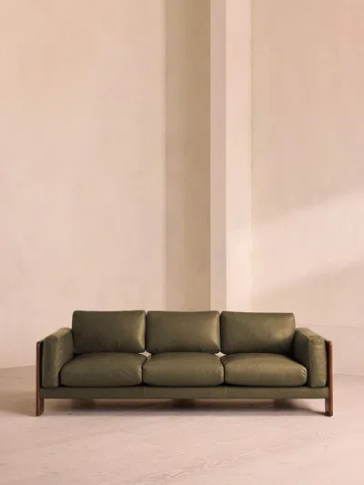 Soho Home Marcia Three Seater Sofa In Green