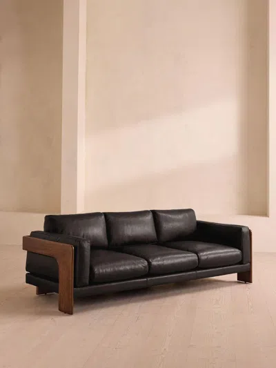 Soho Home Marcia Three Seater Sofa In Black