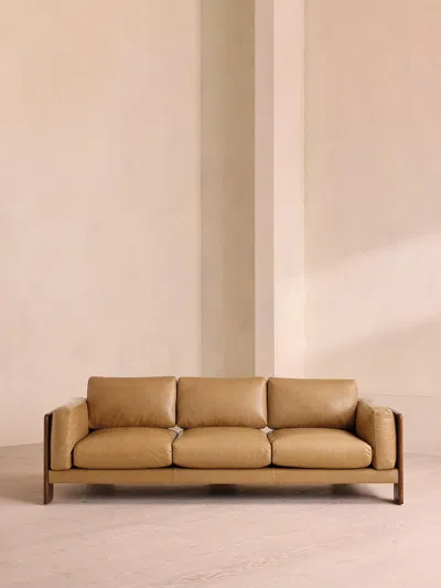 Soho Home Marcia Three Seater Sofa In Burgundy