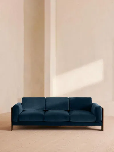 Soho Home Marcia Three Seater Sofa In Blue