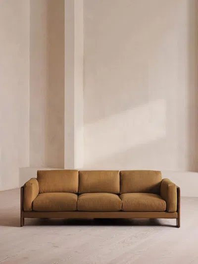 Soho Home Marcia Three Seater Sofa In Brown