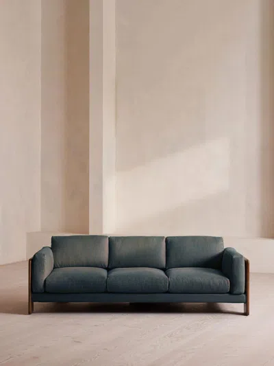 Soho Home Marcia Three Seater Sofa In Blue