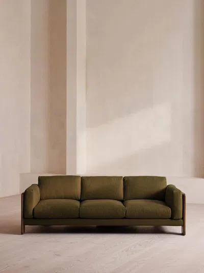 Soho Home Marcia Three Seater Sofa In Green