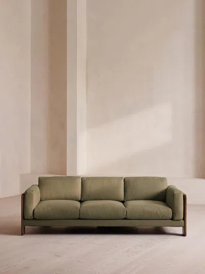 Soho Home Marcia Three Seater Sofa In Green