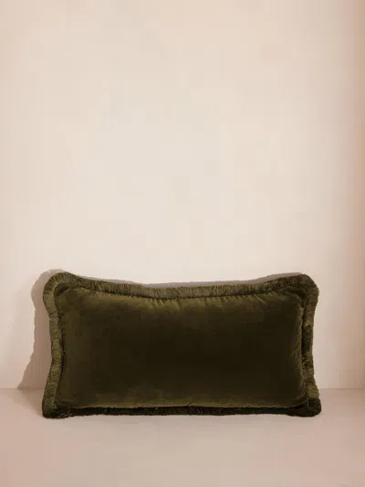 Soho Home Margeaux Oblong Cushion In Green