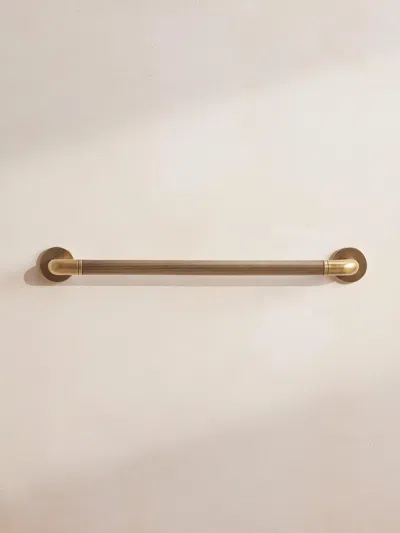 Soho Home Mayfair Towel Rack In Gold