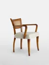 Soho Home Molina Armchair Cane Back Linen