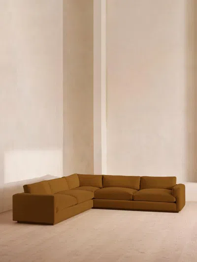 Soho Home Mossley Corner Sofa In Brown