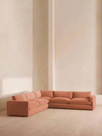 Soho Home Mossley Corner Sofa In Orange