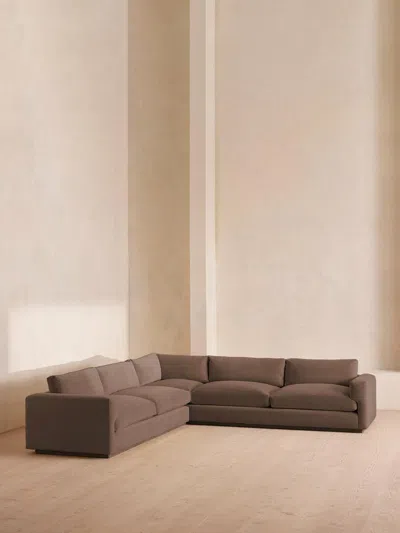 Soho Home Mossley Corner Sofa In Brown