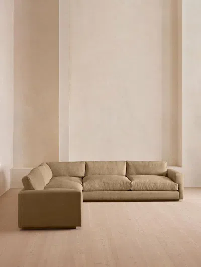 Soho Home Mossley Corner Sofa In Neutral