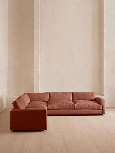 Soho Home Mossley Corner Sofa In Brown
