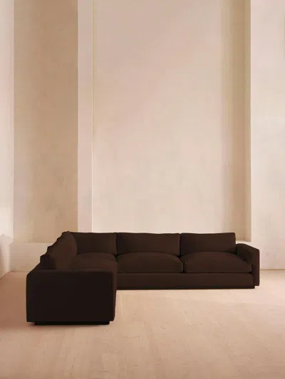 Soho Home Mossley Corner Sofa In Brown