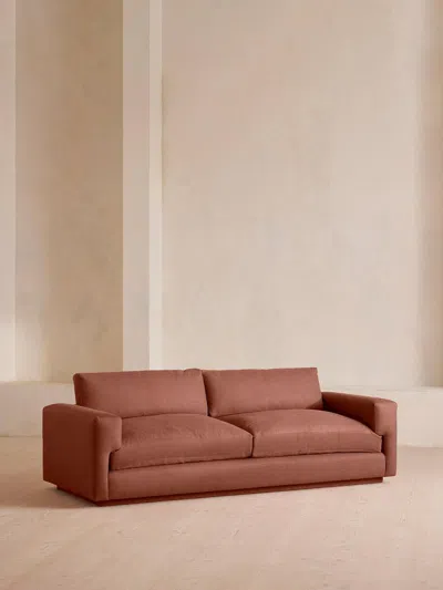 Soho Home Mossley Three Seater Sofa In Brown