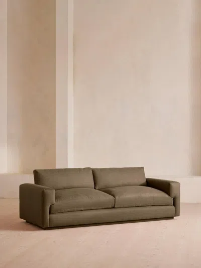 Soho Home Mossley Three Seater Sofa In Brown