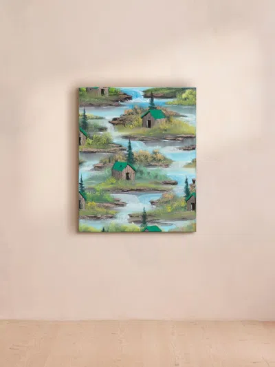 Soho Home 'mountain Cabin Waterfall' By Neil Raitt