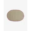 Soho Home Set Of 4 Linen-cotton Munro Tablemats In Multi