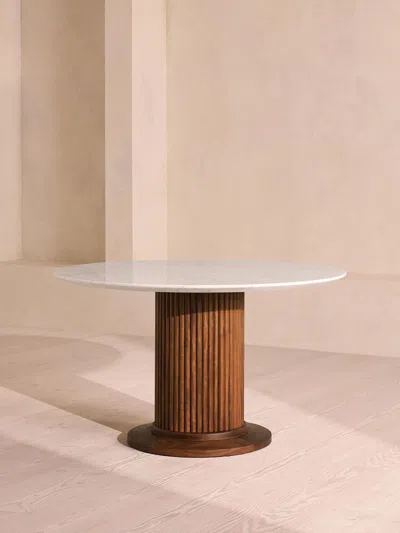 Soho Home Murcell Outdoor Round Dining Table In Brown