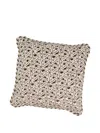 Soho Home Murphy Jacquard-patterned Corded Cushion In Brown