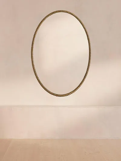 Soho Home Nel Oval Mirror In Gold