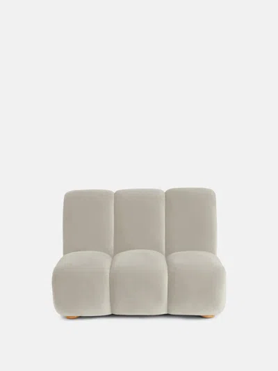 Soho Home Noelle Sectional Armchair In Gray