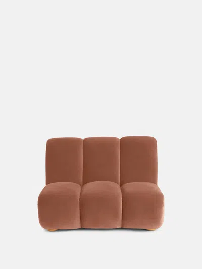 Soho Home Noelle Sectional Armchair In Brown