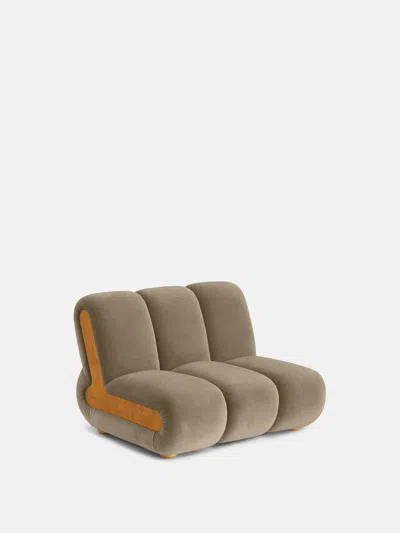 Soho Home Noelle Sectional Armchair In Camel