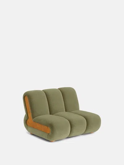 Soho Home Noelle Sectional Armchair In Lichen