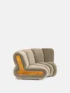 Soho Home Noelle Sectional Curved Armchair In Camel