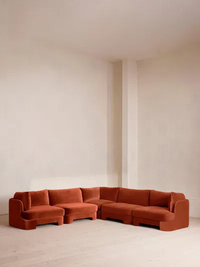 Soho Home Odell Deeper Sit Modular Sofa In Green