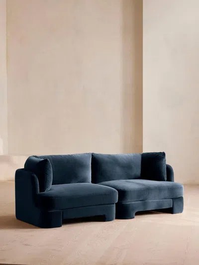 Soho Home Odell Deeper Sit Modular Sofa In Blue