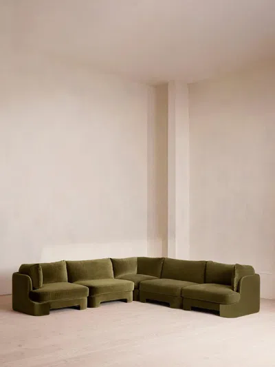 Soho Home Odell Deeper Sit Modular Sofa In Green