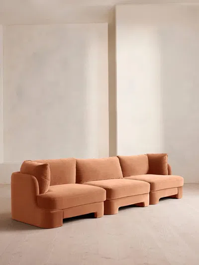 Soho Home Odell Deeper Sit Modular Sofa In Orange