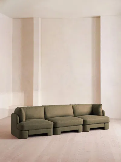 Soho Home Odell Deeper Sit Modular Sofa In Green