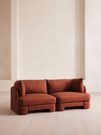 Soho Home Odell Deeper Sit Modular Sofa In Orange