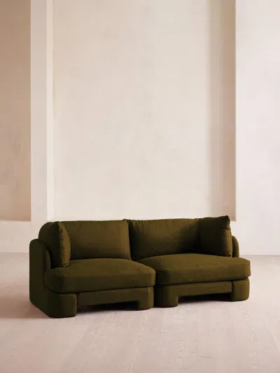 Soho Home Odell Deeper Sit Modular Sofa In Green