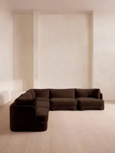 Soho Home Odell Modular Sofa In Green